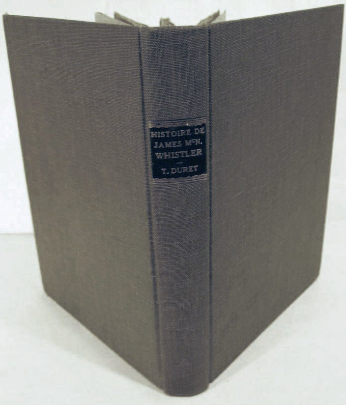 Item #10347 Histoire De J. Mc N. Whistler Et de son Oeuvre. Theodore Duret.