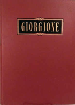 Item #11012 Giorgione. Paola Della Pergola