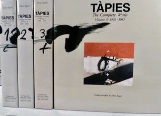 Item #11059 Tapies Catalogue raisonne: Vols.1-4, 1943-1981. Anna Augusti