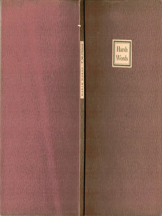 Item #11404 Harsh Words An address delivered at a meeting of The American Institute of Graphic...