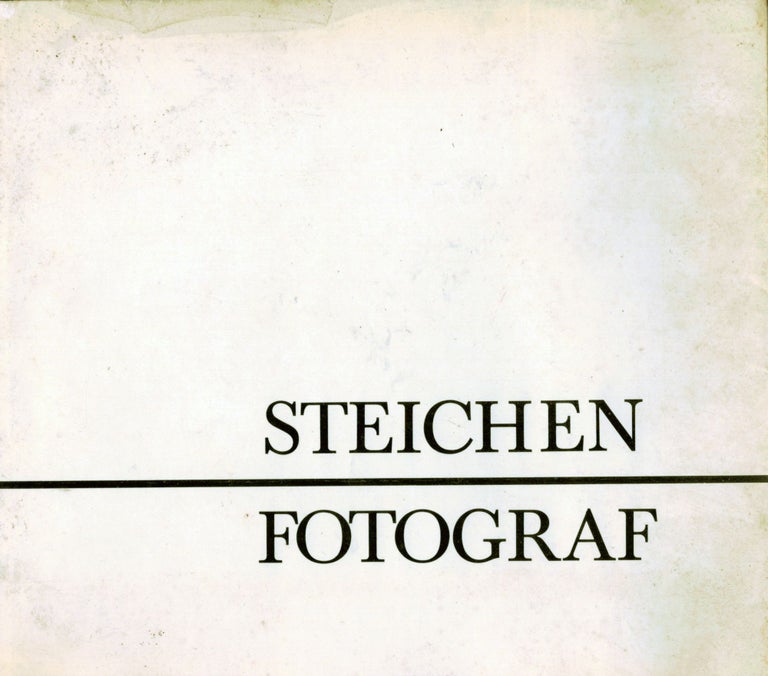 Item #16986 Steichen Fotograf. Alfred Stieglitz.