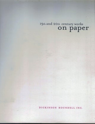 Item #17016 19th and 20th century works of paper. Dickinson Roundell
