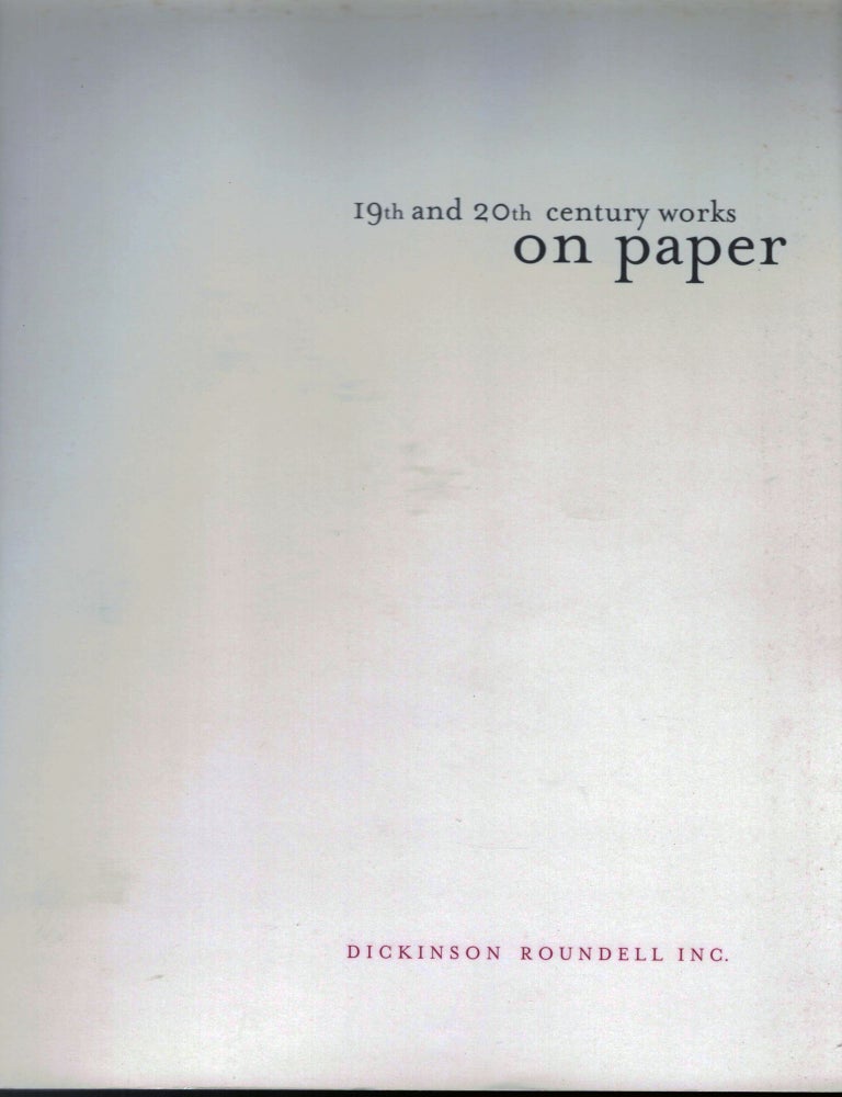 Item #17016 19th and 20th century works of paper. Dickinson Roundell.