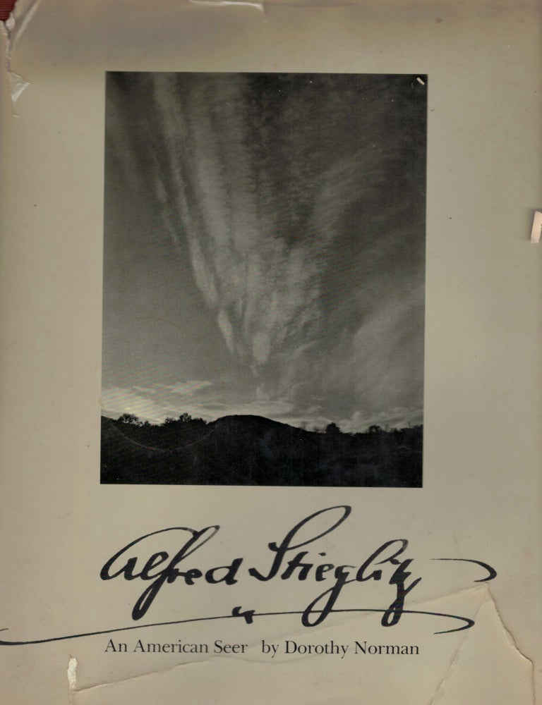 Item #17179 Alfred Stieglitz An American Seer. Dorothy Norman.