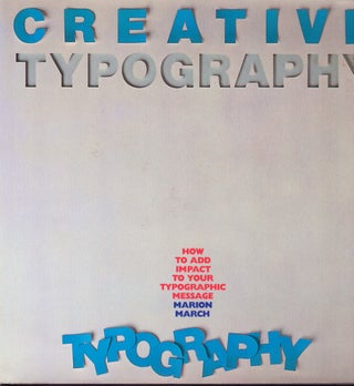 Item #17793 Creative Typography. Marion March
