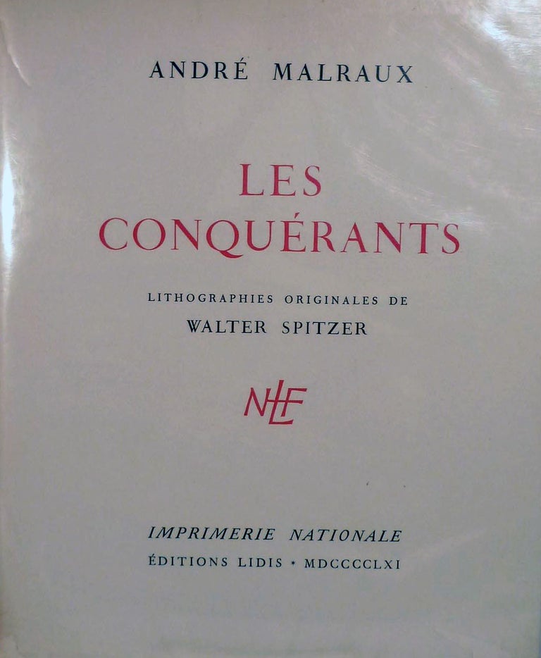 Item #18016 Les Conquerants. Andre Malraux.