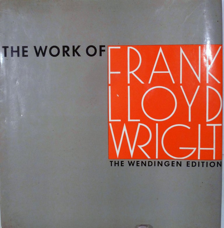 Item #18921 The Work Of The American Architect Frank Lloyd Wright The Wendingen Edition. Frank Lloyd Wright.