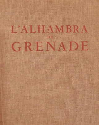 Item #19100 L'Alhambra De Grenade. Albert Champdor