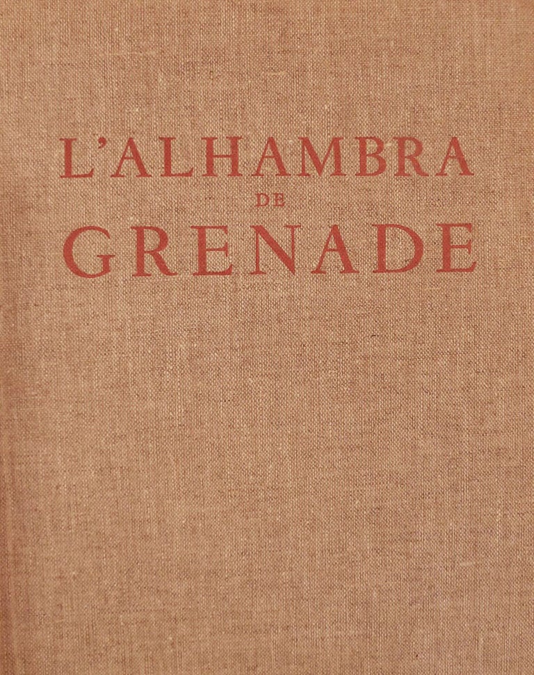 Item #19100 L'Alhambra De Grenade. Albert Champdor.