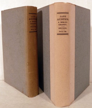 Item #19307 Jane Austen: A Bibliography. Geoffrey Keynes