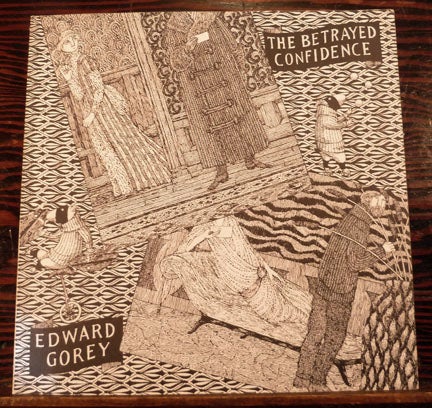 Item #19661 The Betrayed Confidence Seven Series Of Dogear Wryde Postcards. Edward Gorey.