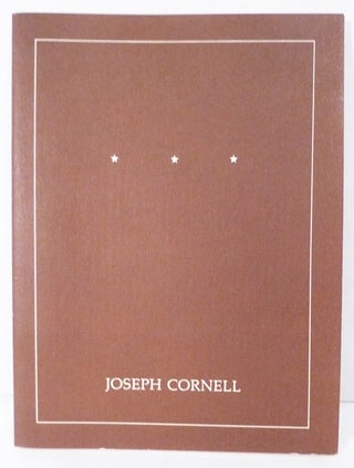 Item #19728 Joseph Cornell; 16 September 1978 - 29 October 1978. Joseph Cornell