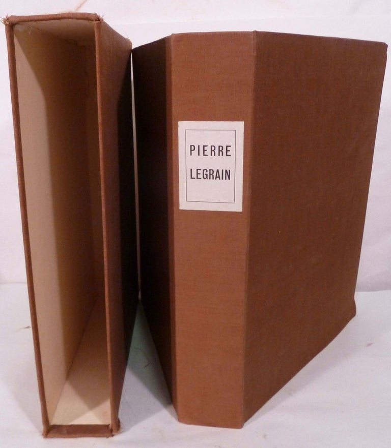 Item #19860 Pierre Legrain Relieur; Repertoire Descriptif Et Bibliographique De Mille Deux Cent Trente-Six Reliures. Pierre Legrain.