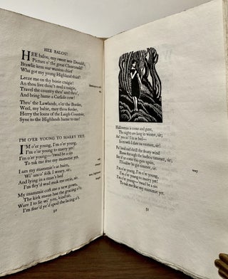 Songs From Robert Burns Selected by A.E. Coppard, with Wood Engravings by Mabel M. Annesley