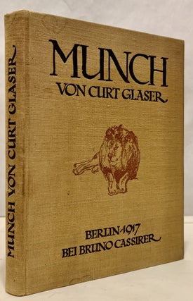 Item #20510 Edvard Munch. Curt Glaser
