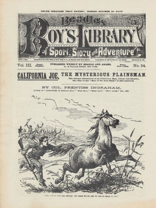 Item #21298 California Joe, The Mysterious Plainsman.; The strange adventures of an Unknown Man,...