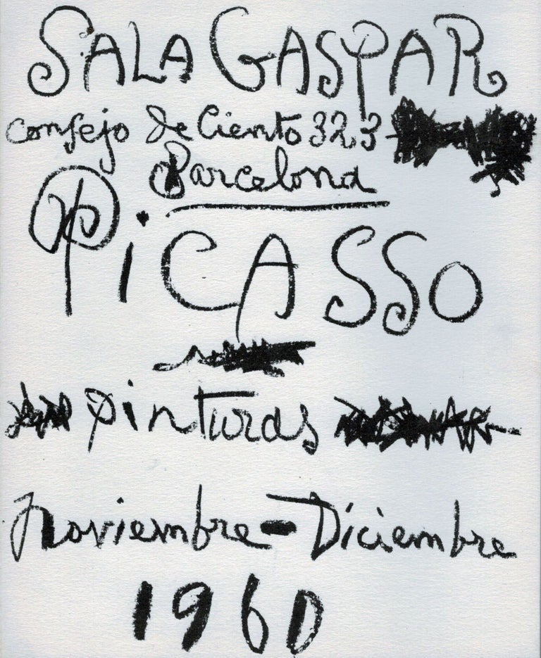Item #21646 Picasso 30 Cuadros Ineditos 1917-1960. Jaime Sabartes, Introduction.