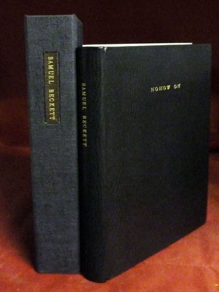 Item #21814 Nohow On. Samuel Beckett