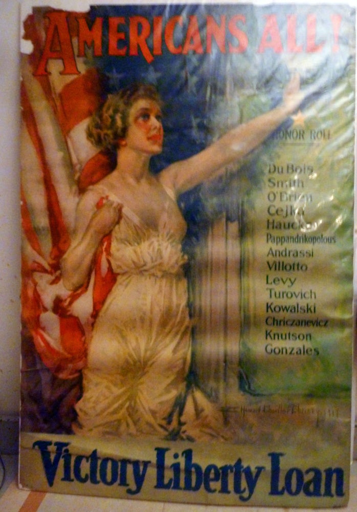Item #21828 Americans All Victory Liberty Loan. Howard Chandler Christy.