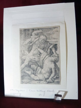 Item #21854 Cain Killing Abel. Lucas Van Leyden