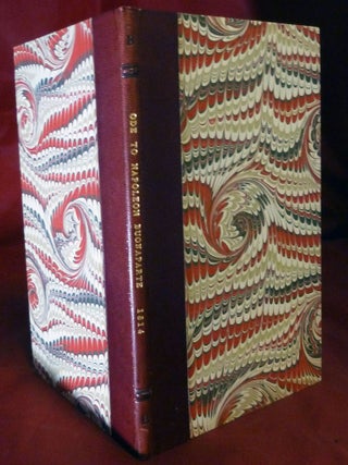 Item #21862 Ode To Napoleon Buonaparte. George Gordon Byron, Lord
