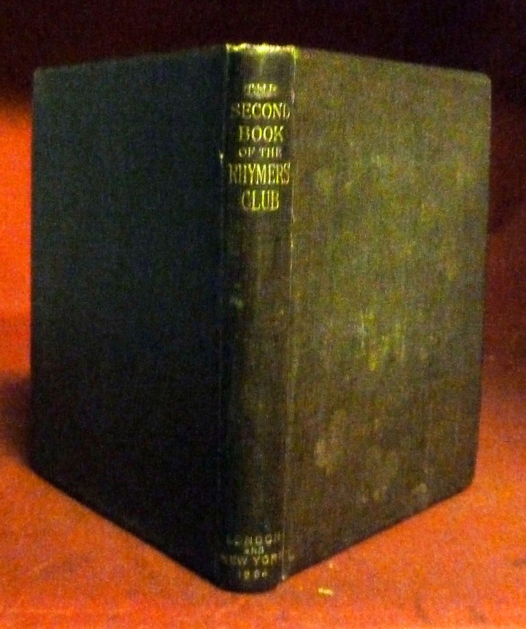 Item #22212 The Second Book Of The Rhymers' Club. William Butler Yeats.