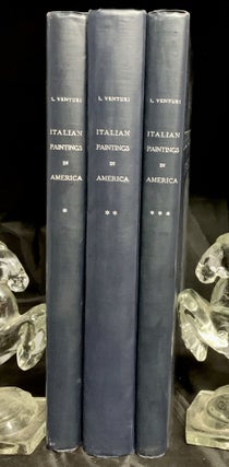 Item #22543 Italian Painting in America; Translated From The Italian By Countess Vander Heuval...