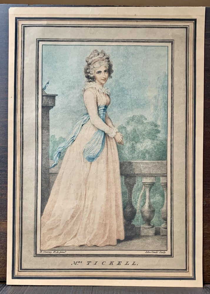 Item #22570 Mrs. Ticknell. Richard R. A. Cosway, 1742- 1821.