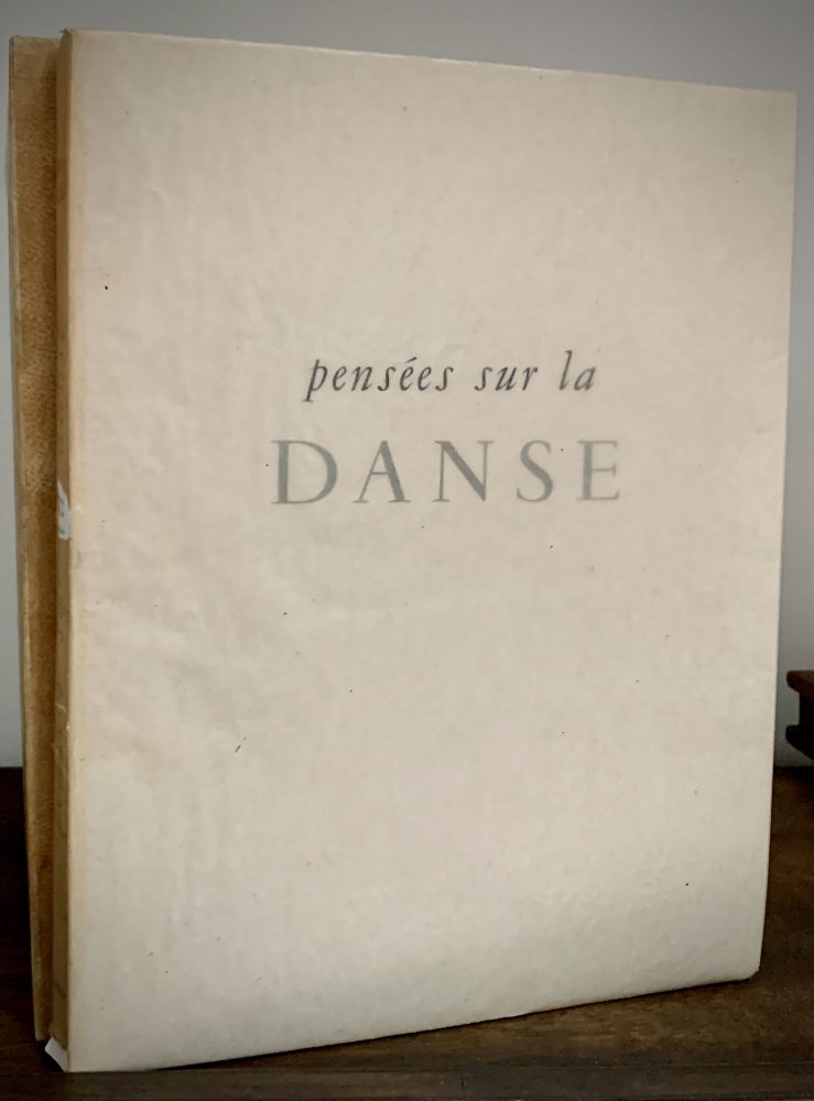Item #22779 pensees sur la DANSE; illustre par Aristide Maillol avec un avant-propos de Paul Valery. Serge Lifar.