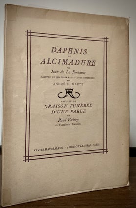 Item #22820 Daphnis Et Alcimadure; Illustre De Quatore Eaux Fortes Originales Par Andre E. Marte...