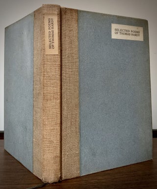 Item #22916 Selected Poems Of Thomas Hardy With Portrait & Title Page Design Engraved On the Wood...