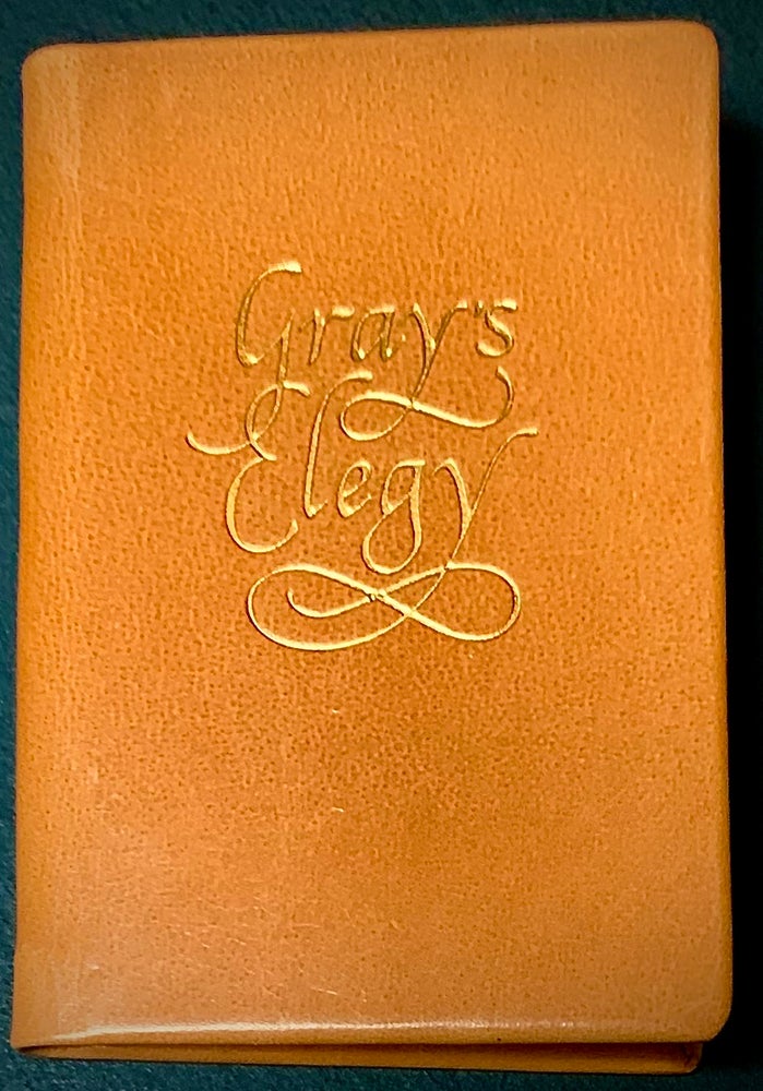 Item #22946 Elegy Written in a Country Churchyard [MINIATURE BOOK]. Thomas Gray.