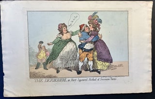 Item #22983 The Devonshire, or Most Approved Method of Securing Votes. Thomas Rowlandson
