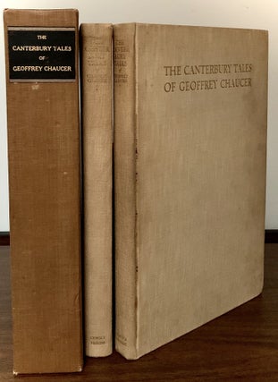 Item #23005 Canterbury Tales of Geoffrey Chaucer Together With A Version In Modern English Verse...