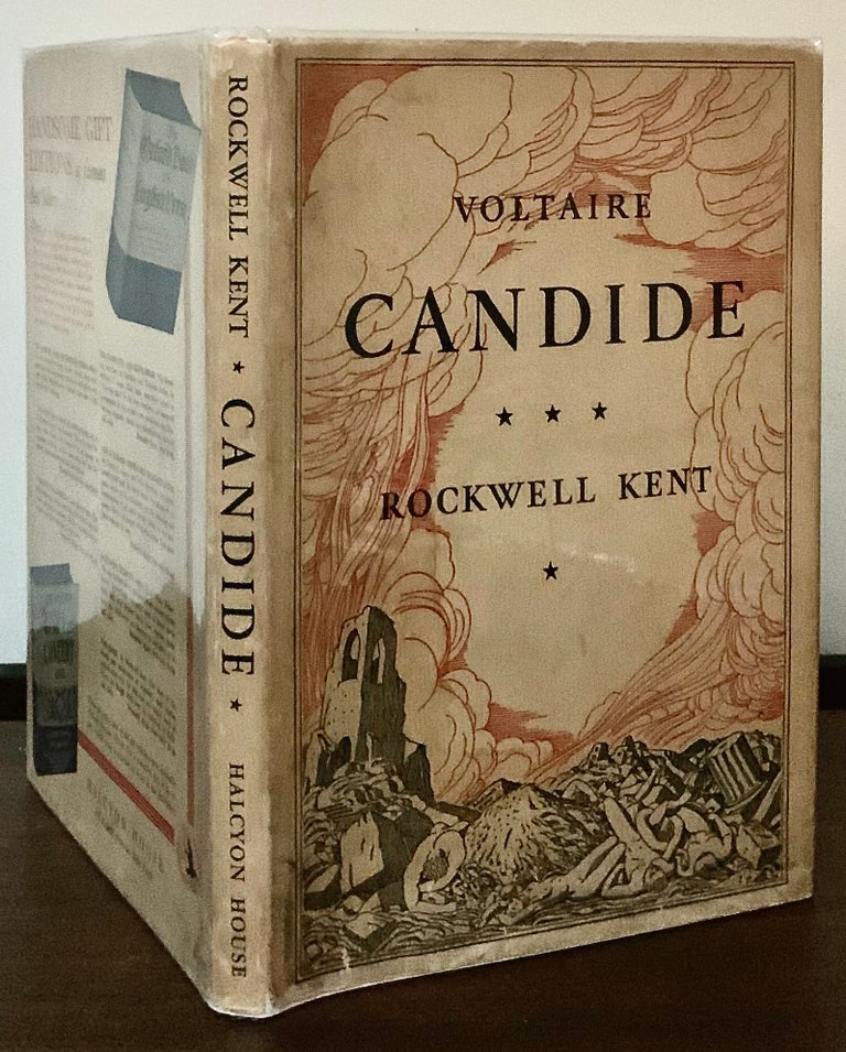 Item #23009 Candide by Jean Francois Marie Arouet de Voltaire. Rockwell Kent.