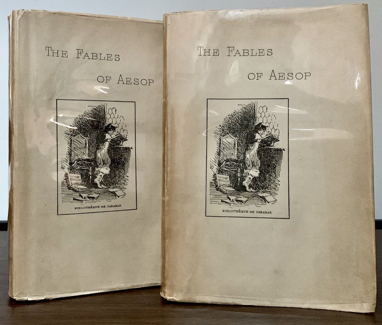 Item #23016 The Fables of Aesop; as first printed by William Caxton in 1484 with those of Avian, Alonso and Faggio, now again edited an induced by Joseph Jacobs. Aesop.