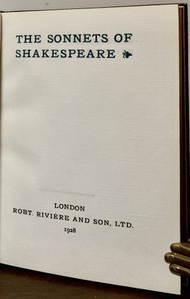 The Sonnets Of Shakespeare