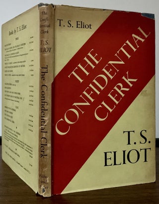 Item #23093 The Confidential Clerk. T. S. Eliot