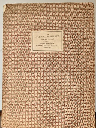 Item #23274 The Musical Alphabet Arranged Expressly For The Instruction and Amusement of...