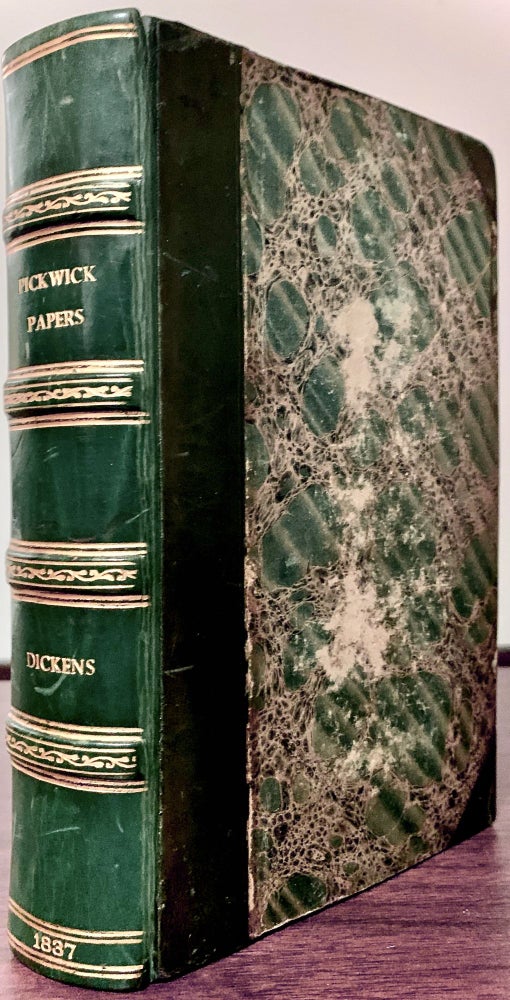 Item #23574 The Posthumous Papers Of The Pickwick Club; Forty-Three Engraved plates By R. Seymor And Phiz & Robert William Buss. Charles Dickens.