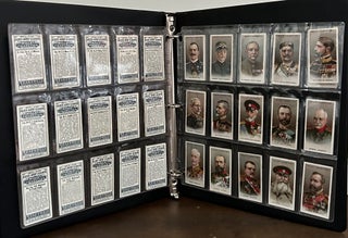 Item #23743 British Tobacco Cards: Complete Set of 50 Cards Depicting Allied Army Leaders WWI....