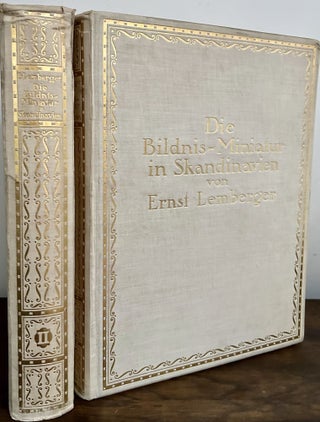 Item #23755 Die Bildnis-Miniatur In Scandinavien. Ernst Lemberger