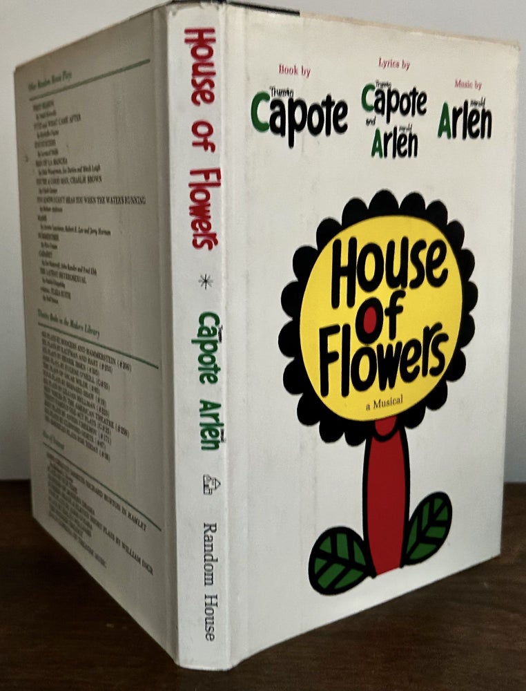 Item #23773 house of flowers. Truman Capote, Harold Arlen.
