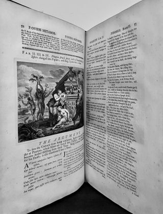 Ovid's Metamorphoses In Latin And English Translated By The Most Eminent Hands (Dryden, Addison, Pope, Gay, Congreve) With Historical Explications Of the Fables, Written By The Abbott Banier, Member Of The Academy Of Inscriptions And Belles Lettres. Translated Into English. Adorned with Sculptures, by B. Picart, and other able Masters