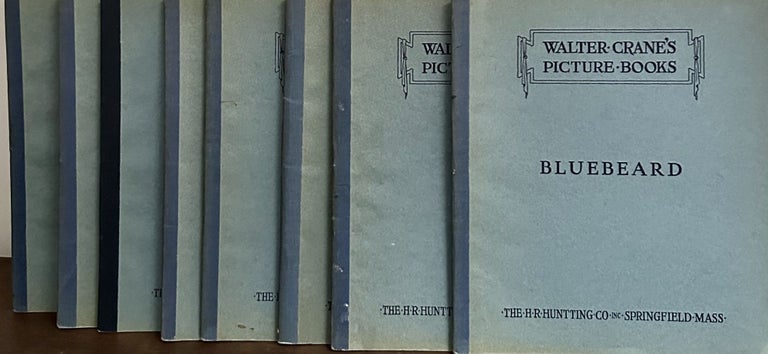 Item #23798 Walter Crane's Picture Books -- Bluebeard, The Fairy Ship, The Hind In The Wood, This Little Pig, King Luckyboy's Party, Puss In Boots, Sleeping Beauty, The Three Bears, The Yellow Dwarf. Walter Crane.