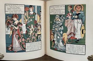 Walter Crane's Picture Books -- Bluebeard, The Fairy Ship, The Hind In The Wood, This Little Pig, King Luckyboy's Party, Puss In Boots, Sleeping Beauty, The Three Bears, The Yellow Dwarf