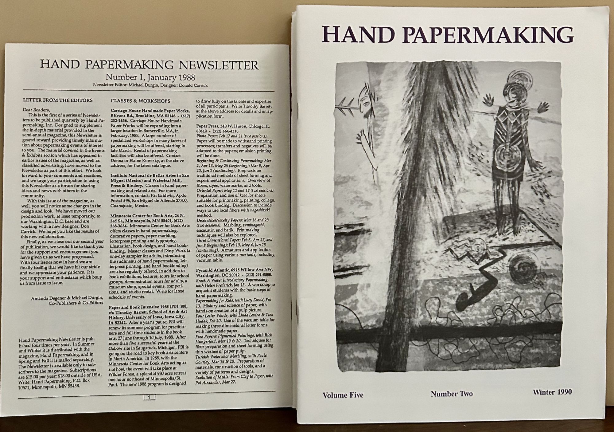 Hand Papermaking Archive | Pa. Atlantic Papers Lemont