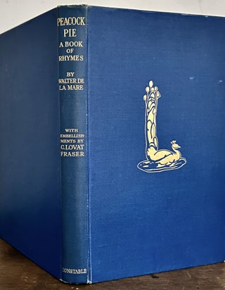 Item #23924 Peacock Pie A Book Of Rhymes By Walter De La Mare. Claud Lovat Fraser
