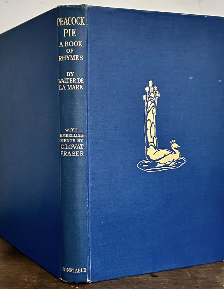 Item #23924 Peacock Pie A Book Of Rhymes By Walter De La Mare. Claud Lovat Fraser.