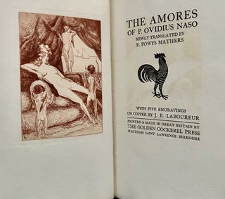 The Amores of P. Ovidius Naso; With Five Engravings On Copper by J.E. Laboureur
